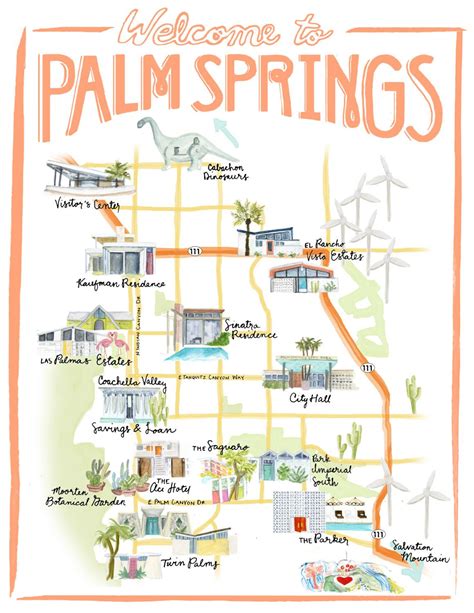 Benefits of using MAP Palm Springs Map Of Area